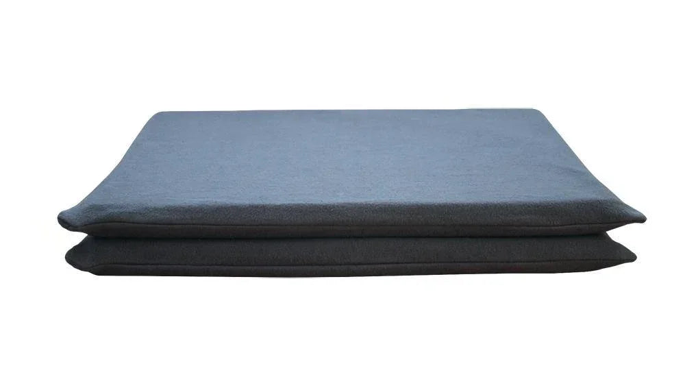 Dog MAT Cover, Charcoal Fleece All Natural Dog Beds