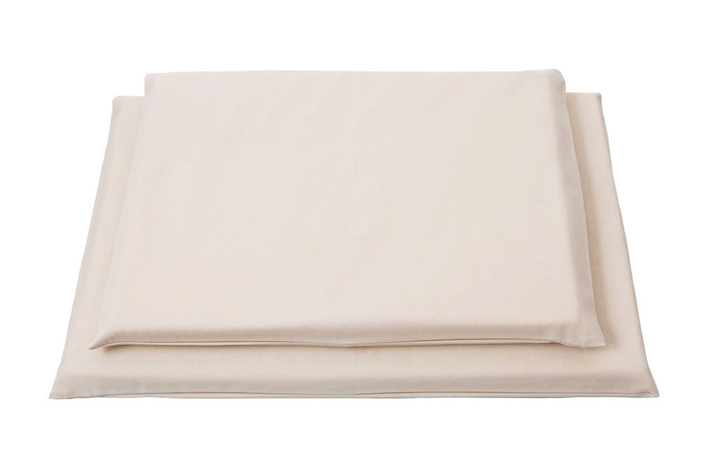 natural undyed canvas covered dog mats