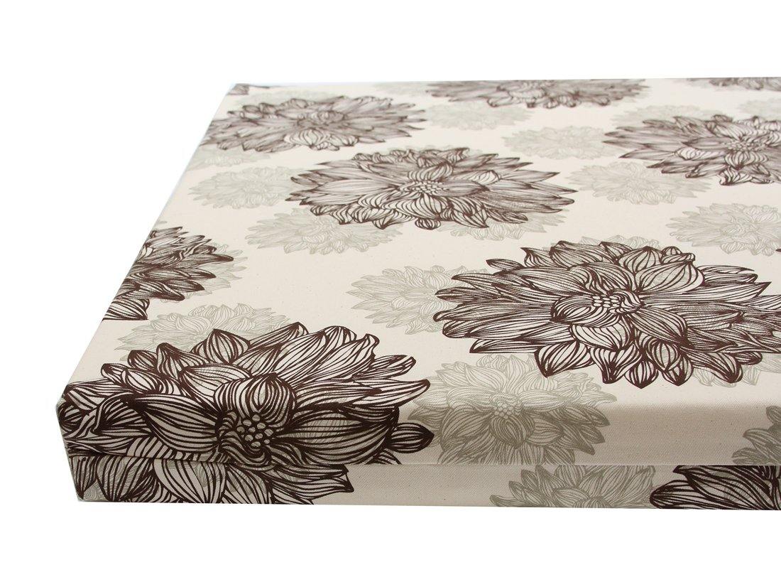 organic cotton orthopedic dog bed cover in evelyn flower print