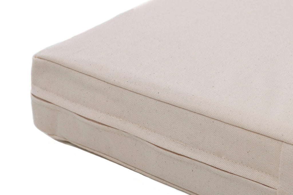 Organic Cotton Dog BED Cover, Natural Canvas - All Natural Dog Beds